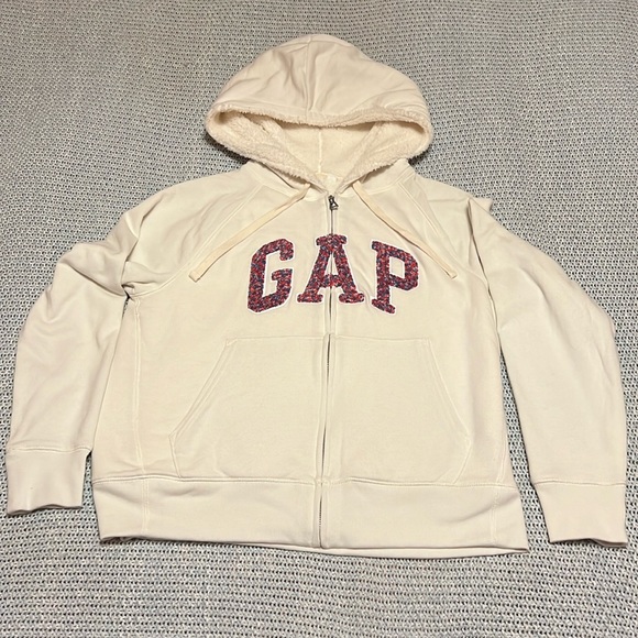 Gap Sherpa lined full zipper hoodie - Picture 1 of 3